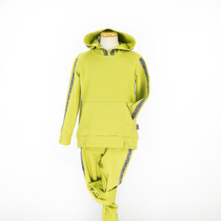 Trenirka za djevojčice, termo, zelena