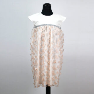 Haljina s 3D tilom roza