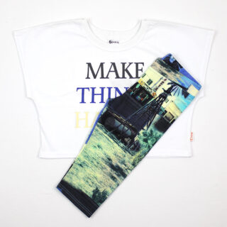 Komplet za djevojčice, majica i capry hlače 124620+144625