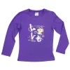 Dječja majica dugih rukava - Ljubičasta "Life Mood"