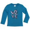 Dječja majica dugih rukava - Plava "Awesome Vibe" Slatka i moderna majica za djevojčice s motivacijskom porukom i šarmantnim ilustracijama. Savršena za djevojčice koje vole pozitivan stav i igljiv dizajn.