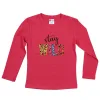 Dječja majica dugih rukava - Pink "Stay Wild" Moderna i šarmantna majica za djevojčice s motivacijskom porukom i živahnim leopard printom. Savršena za djevojčice koje vole urbani stil i izražavanje individualnosti.